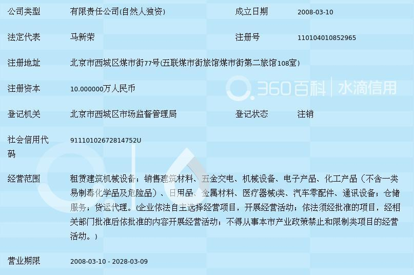 北京荣欣建筑设备租赁